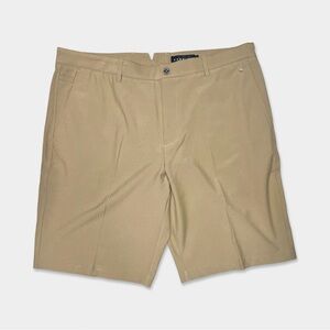 DUNNING Golf Men's Shorts Size 36 Khaki Machine Washable GUC